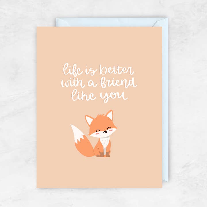 Das Leben ist besser mit einem Freund wie dir für den Großhandel von E Calligraphy Cafe