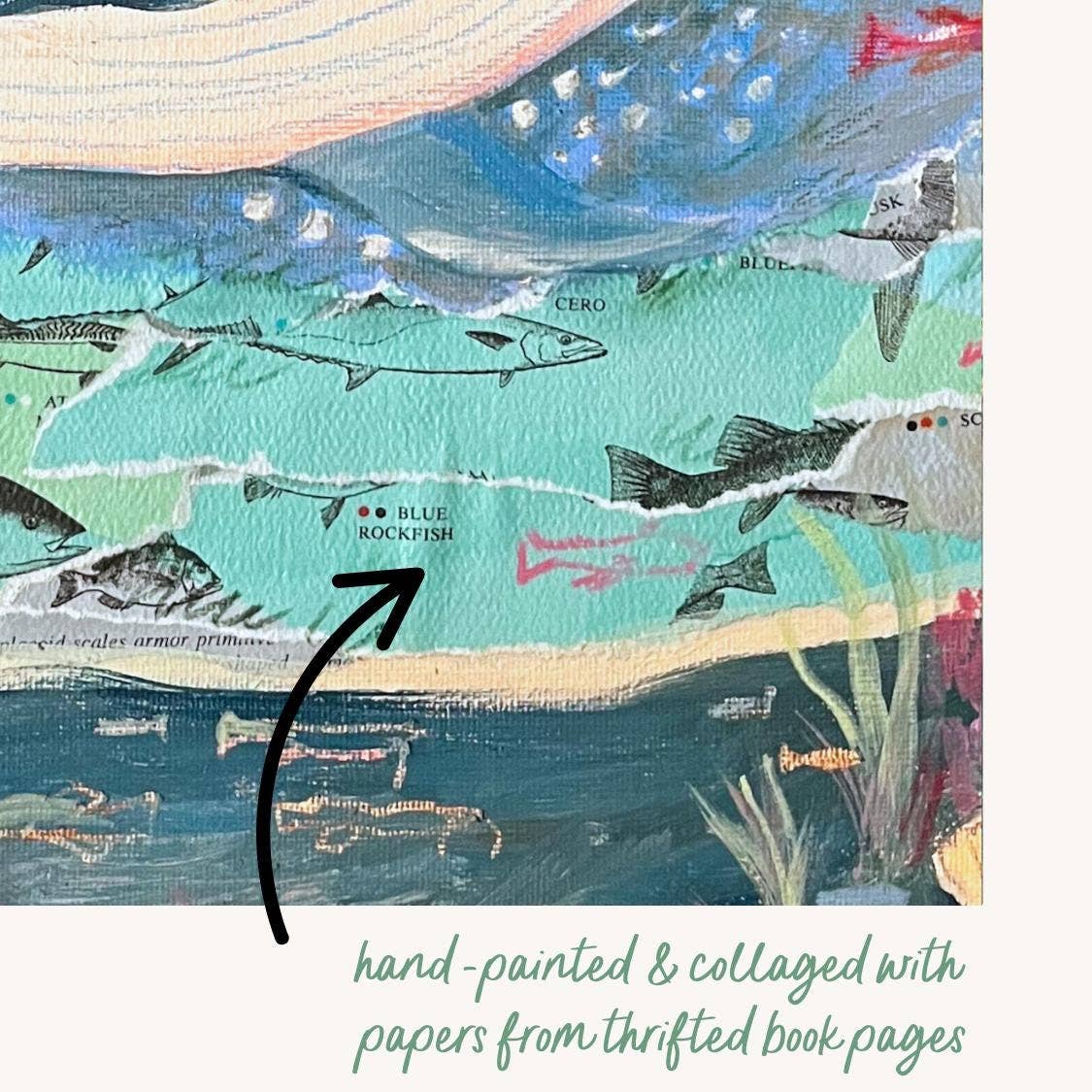 Laurenspired - Wholesale Art Print - Whale Art Print, Ocean Art, Quilt Art, Nautical Wall Art3