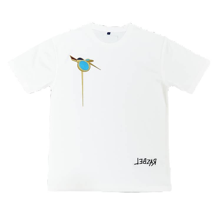 Pearl Mother Embroidery T-Shirt for wholesale by Razbel