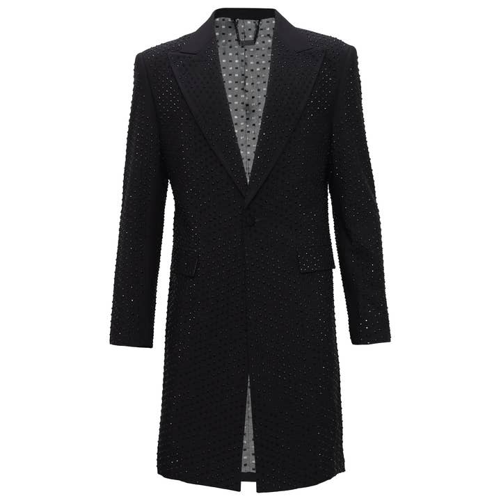 Glittra natten lång SVART/SVART för wholesale av BAROCCO