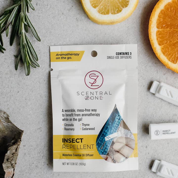 Insectifuge, sachet de 3 pour la vente par Scentral Zone Clean Beauty