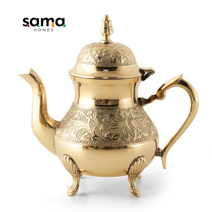 Brass Tea Coffee Kettle | Style Statement | Sustainability for wholesale by SAMA Homes