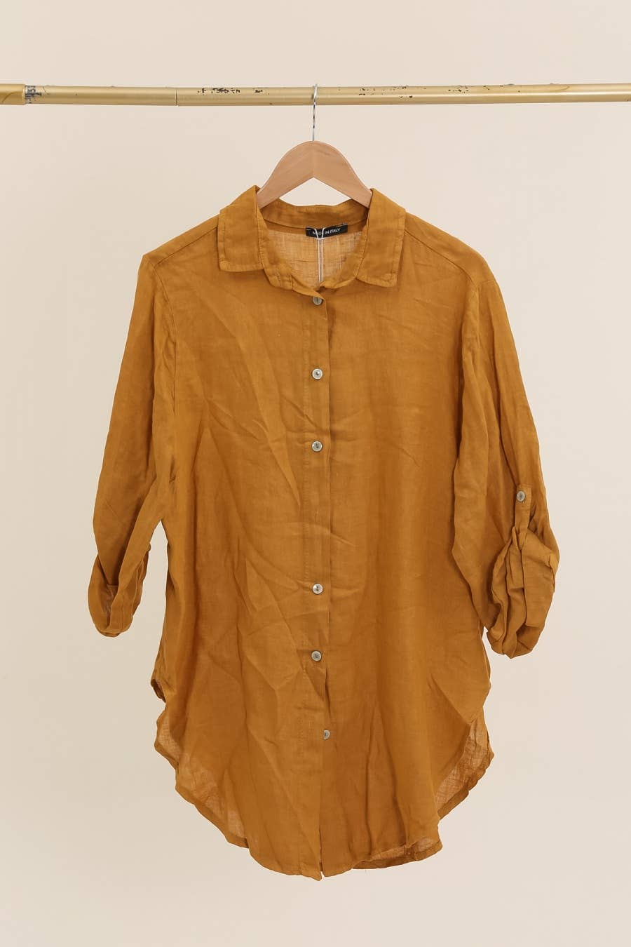 la maison des fibres naturelles - Wholesale Button Down Shirt - Women's - 100% linen shirt 62015927