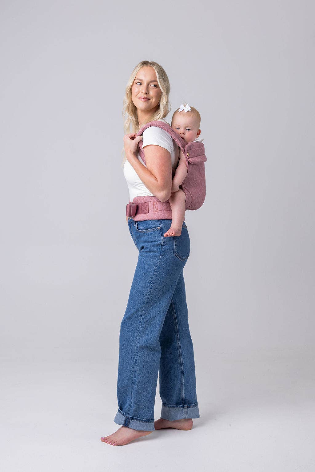 Mabē Baby Carriers - Wholesale Baby Carrier - The Monarch Carrier - Mauve Wings3