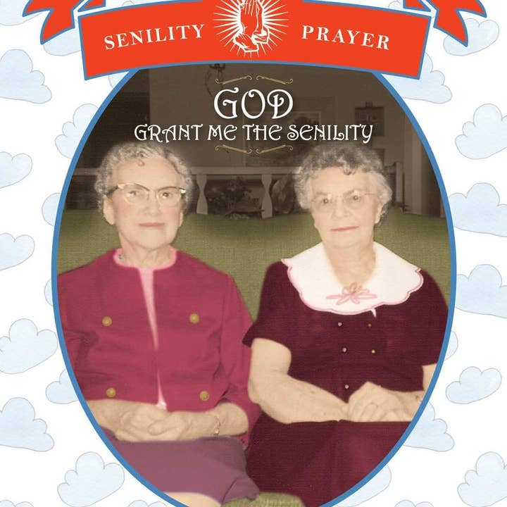Actual Pictures - Wholesale Birthday Card - Senility Prayer Birthday Card