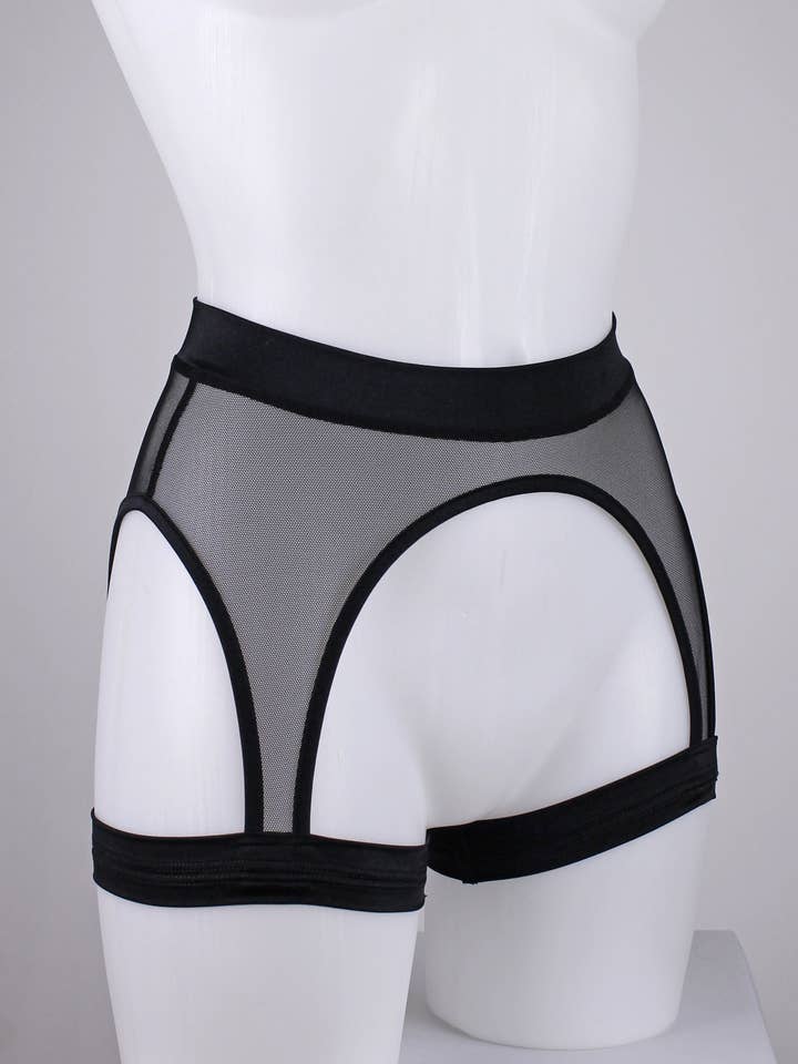 EXES LINGERIE - Vendita all'ingrosso Completino intimo - Donna - Reggicalze alti / Bianco-Lilla-Lime-Fucsia-Nero