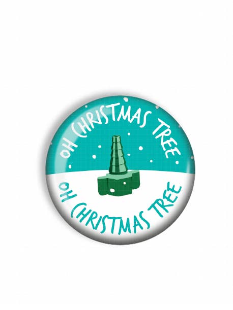 Badge Reel Topper: Oh Christmas Tree, Oh Christmas Tree for wholesale by Snarkynurses