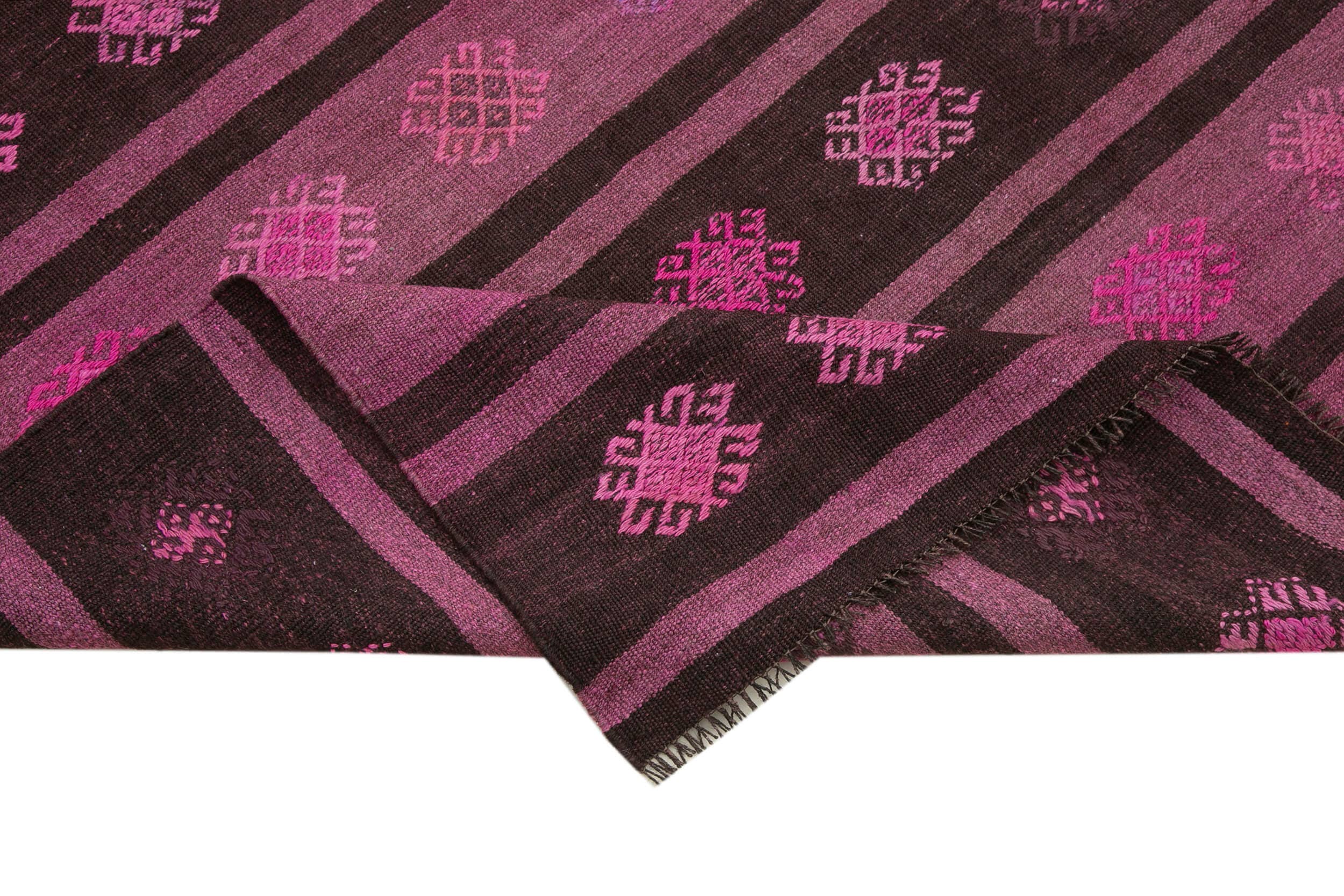 RUG N CARPET – wholesale Matta – Handgjord turkisk kilimmatta, 183 x 305 cm, rosa - 356895