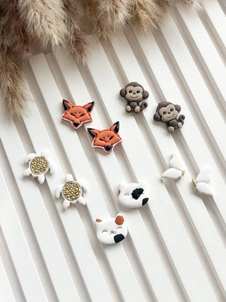 Animal Studs for wholesale by ClaybyMO