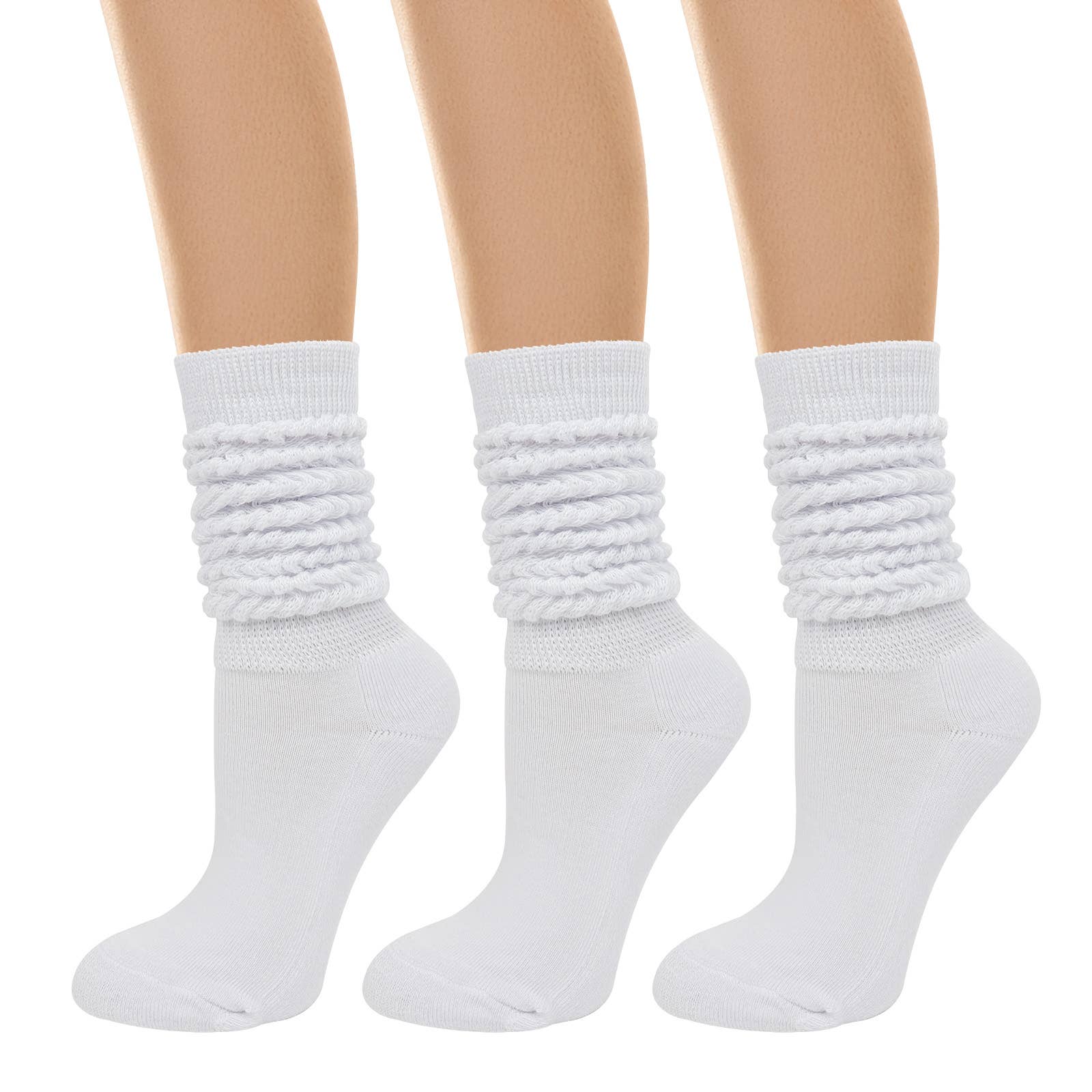 Wrapables.com - Wholesale Socks - Women's - Wrapables Slouchy Scrunch Socks for Women (3 Pair)0