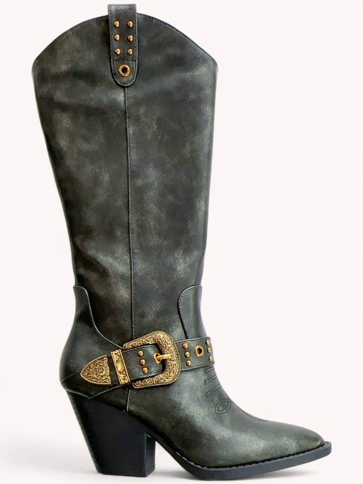 RIDE-19 GESP BAND VINTAGE GESTRUCTUREERDE COWBOYLAARZEN voor wholesale door CCOCCI