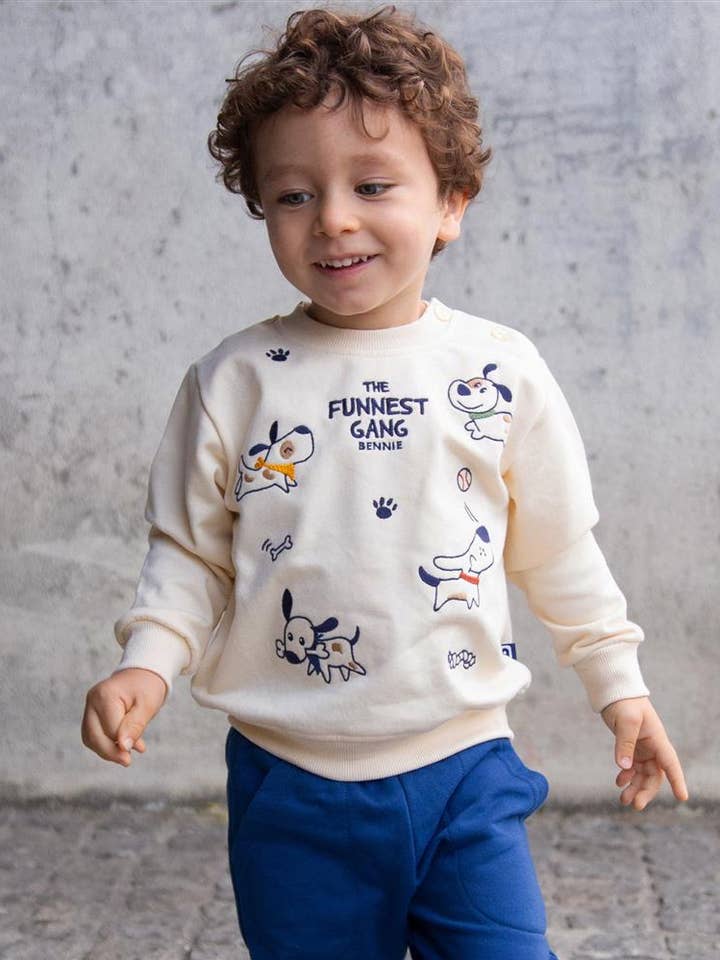 Sweatshirt Funnest Gang for wholesale by BENNIE KIDS