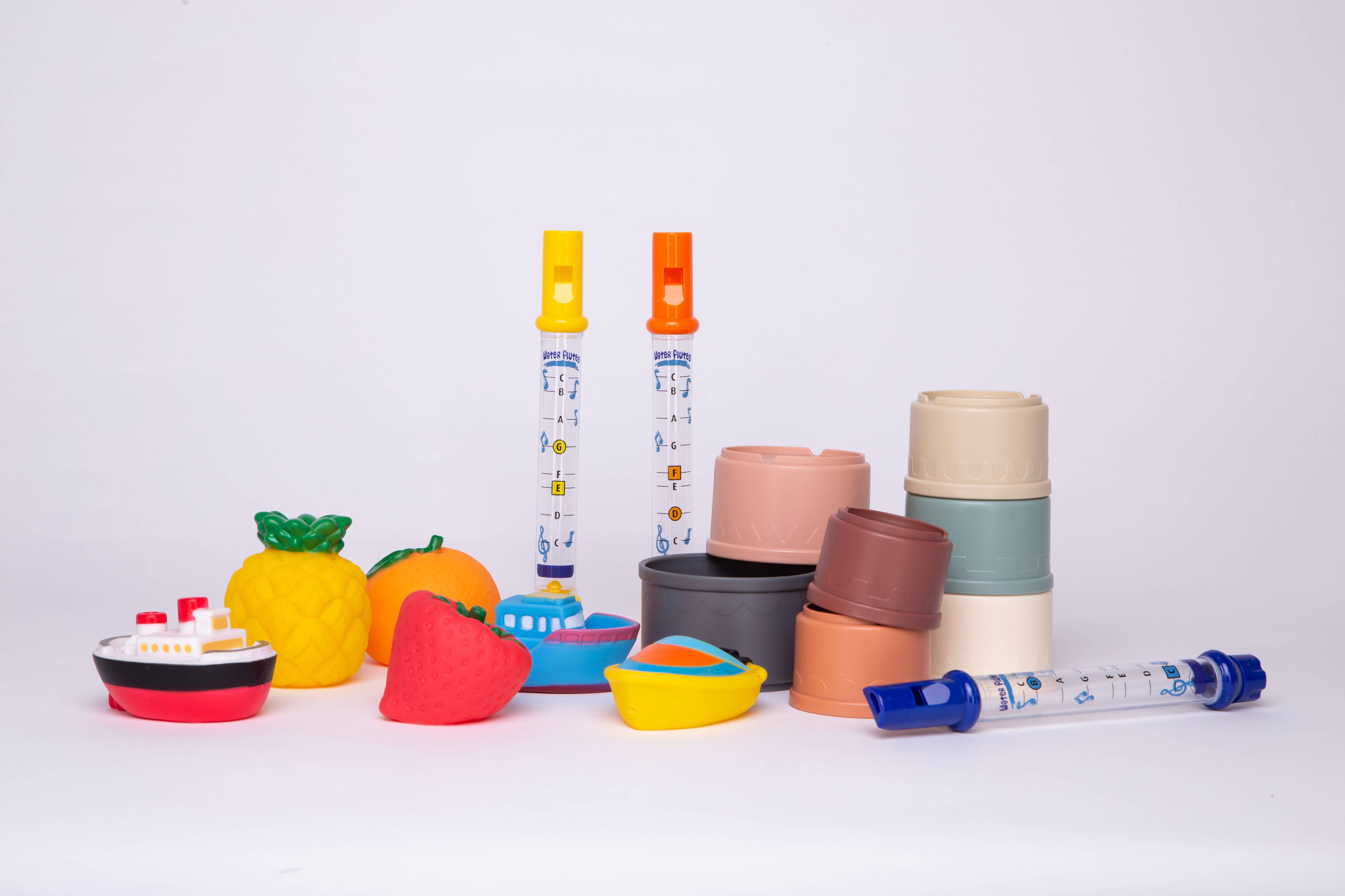 Bizzu - Wholesale Stacking Rings Game - Baby - Bath Toy Stacking Cups, Set of 83