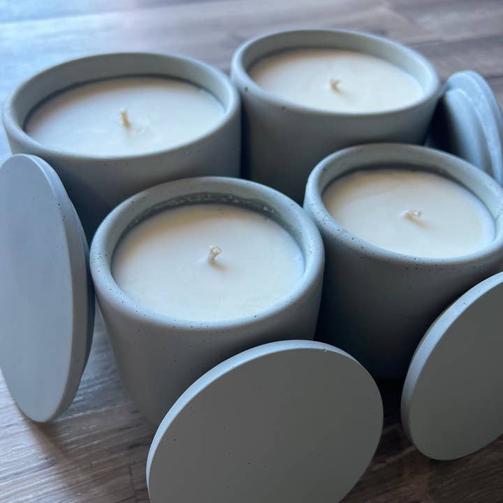 Dulce De Leche Concrete Candle for wholesale by T&K Candle Co.