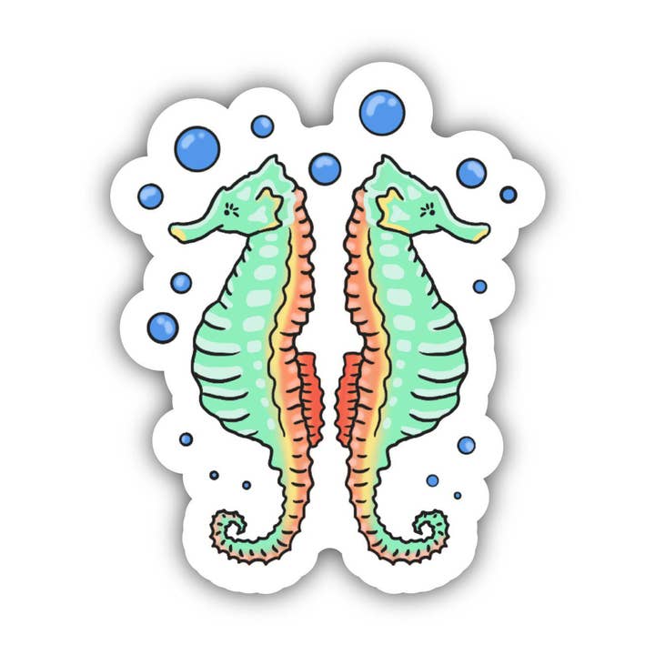 Big Moods - Wholesale Sticker - Sea Horses Summer Sticker