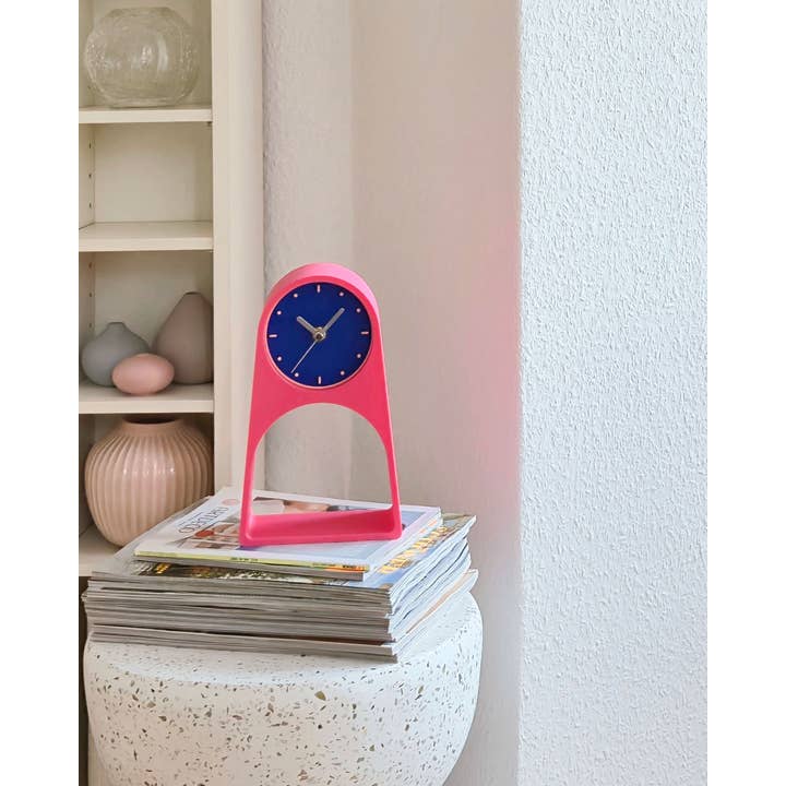 roki Design - Wholesale Desk Clock - LEIF Table Clock - "POPPY"1