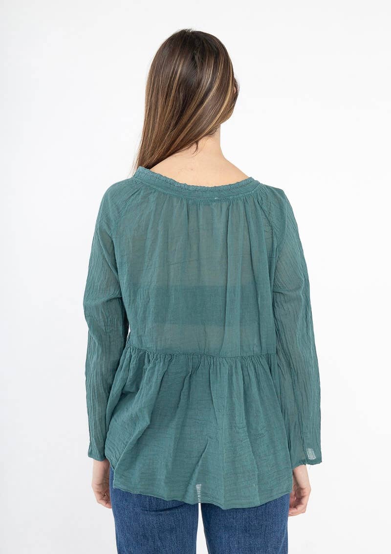 LINEN & COTTON HOUSE - Wholesale Blouse - Women's - 10074 SPRINT SUMMER CLOTHING COTTON BLOUSE16