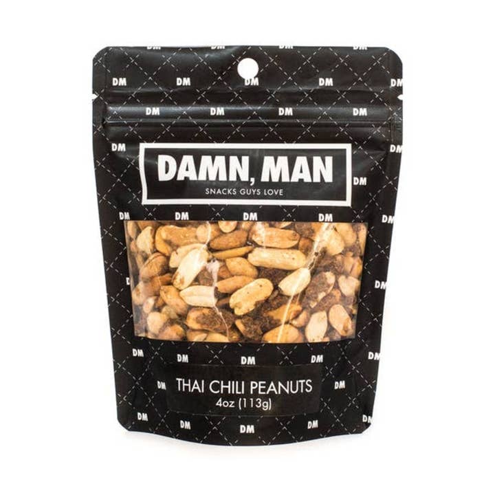 Thai Chili Peanuts for wholesale by Damn, Man Snacks