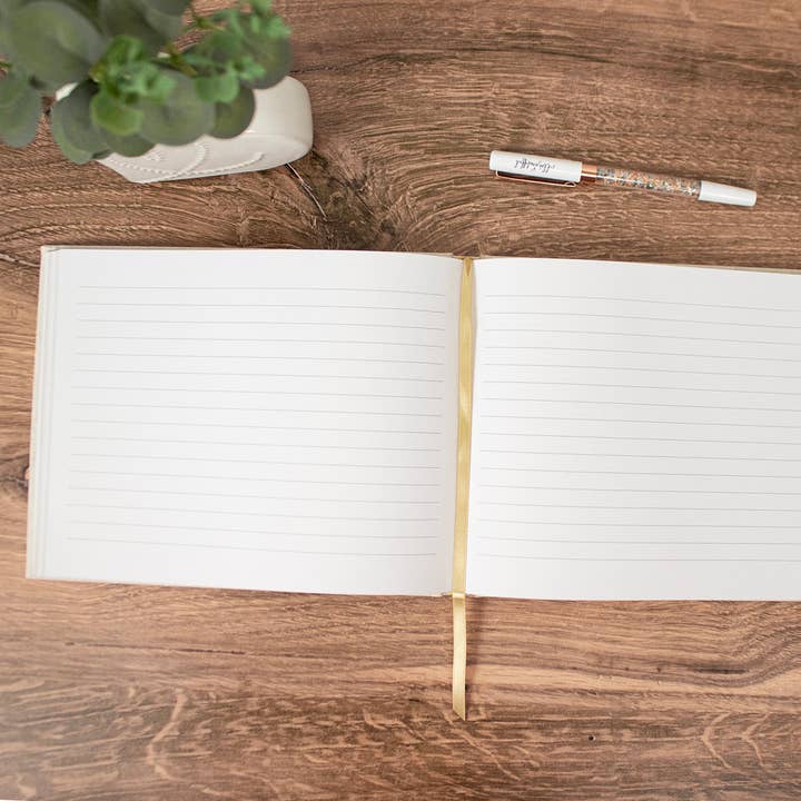 bloom daily planners - Wholesale Guest Book - Linen Guest Book11