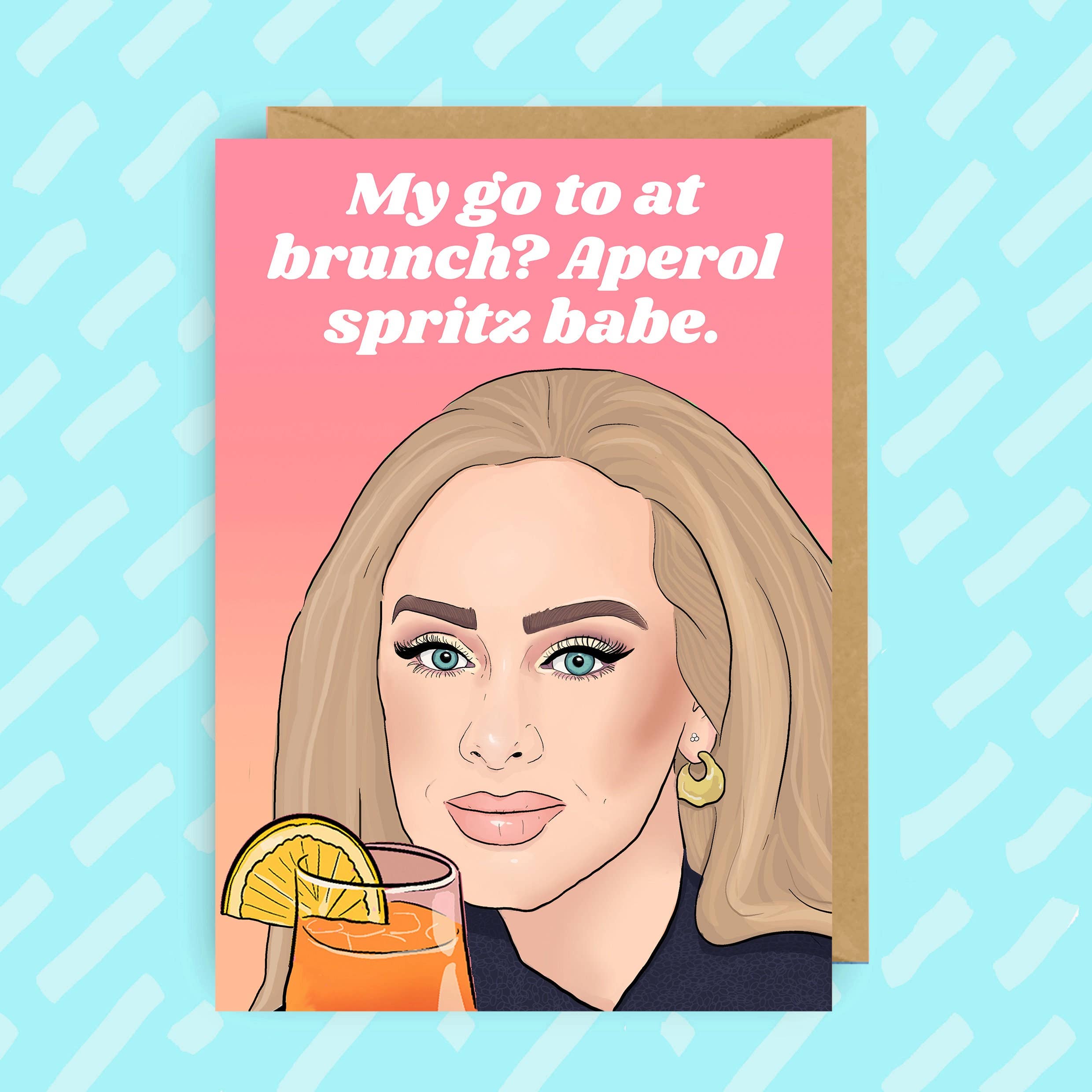 The Queer Store – wholesale Birthday card – Adele Birthday Card | Brunch | Hun | Adele 30 | Pop music0