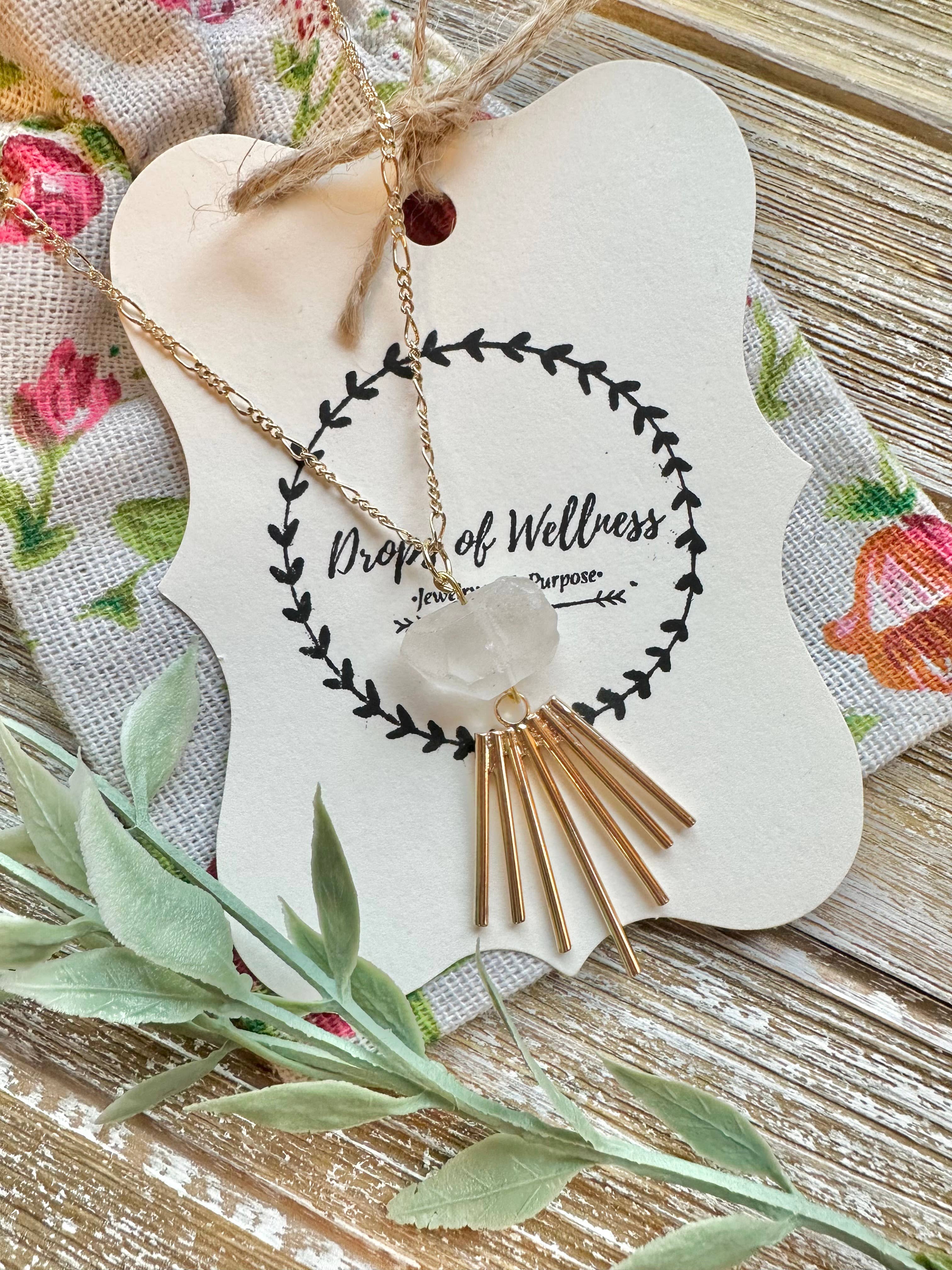 Drops of Wellness Goods - Wholesale Aromatherapy necklace - Stone Necklace, Diffuser Jewelry, The Denver