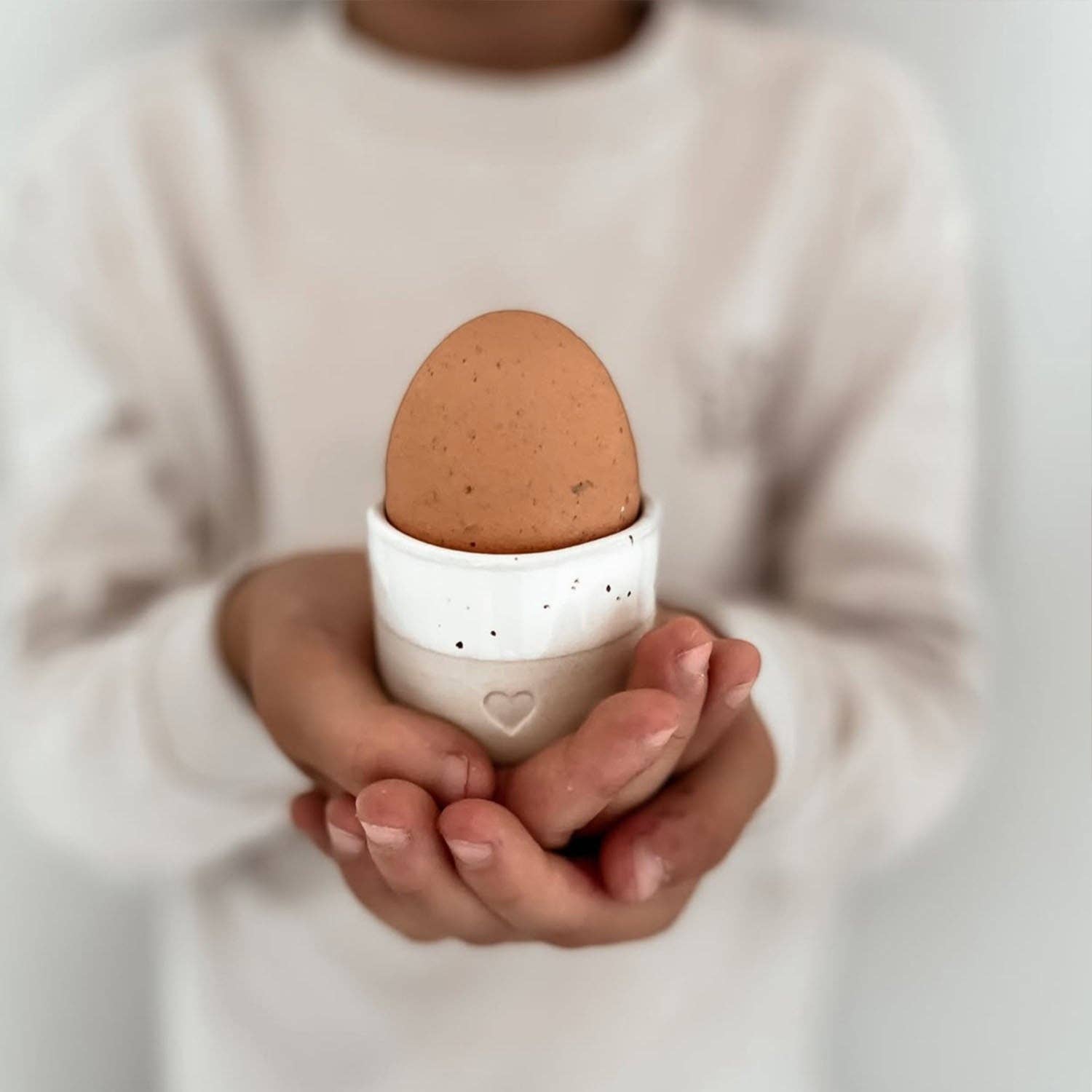 Eulenschnitt - Vente Coquetier - Coquetier en terre cuite cœur (lot de 6 pièces)1