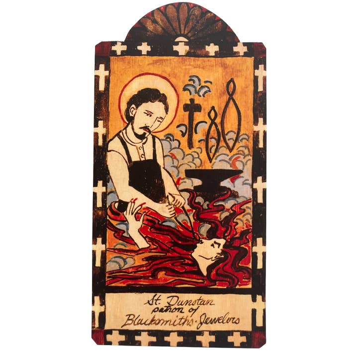 St. Dunstan - Jewelers for wholesale by Lynn Garlick Retablos