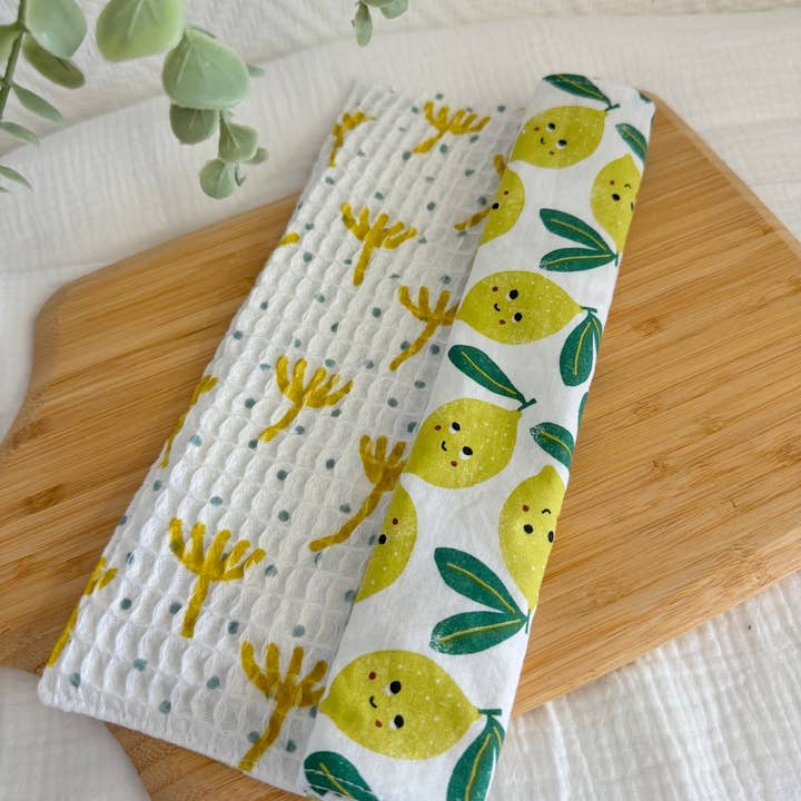 Les Fils à Lalie - Wholesale Dishcloth - Washable paper towel set of 5 sheets in random colors 1