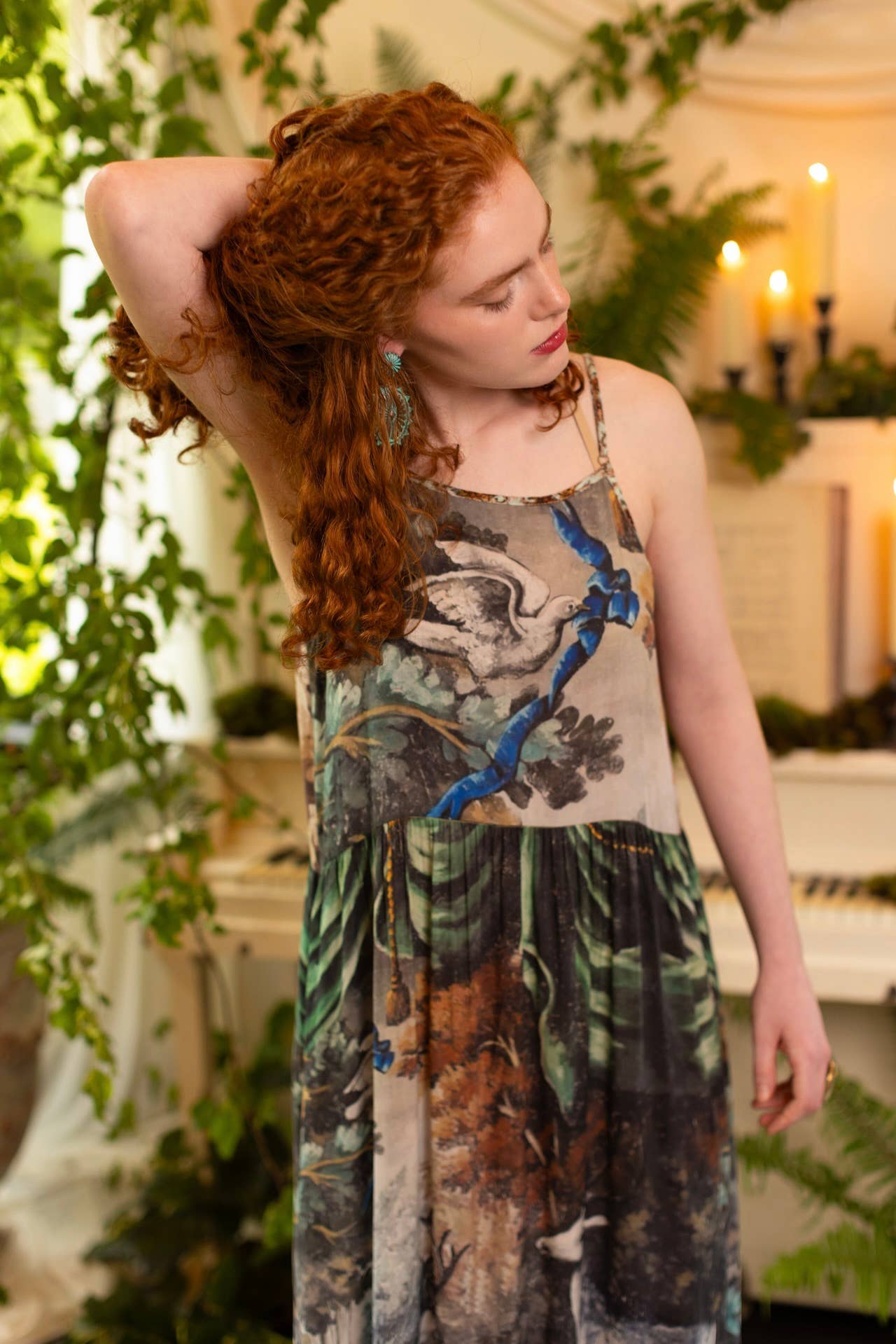 Market of Stars (Worldwide) - Vendita all'ingrosso Vestito - Donna - Teatro dei Sogni Bohéme Abito Lungo Maxi Slip con Cervo9