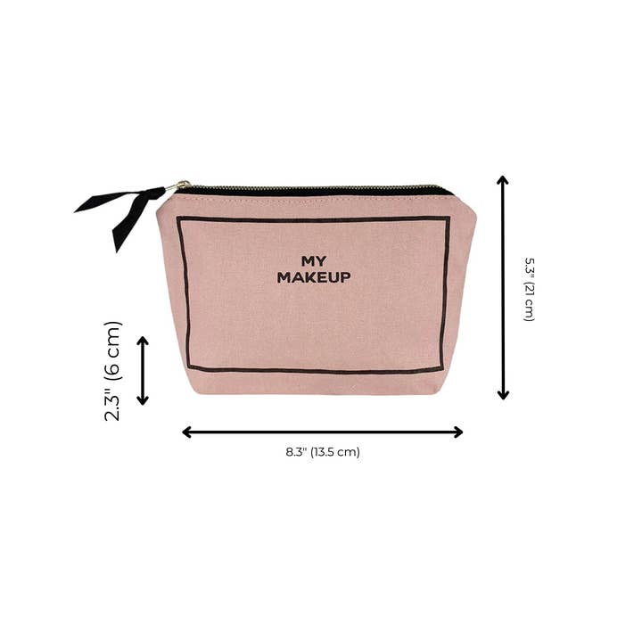 Bag-All - Wholesale Makeup/Cosmetic Bag - My Makeup Pouch, Coated Lining Pink/Blush3