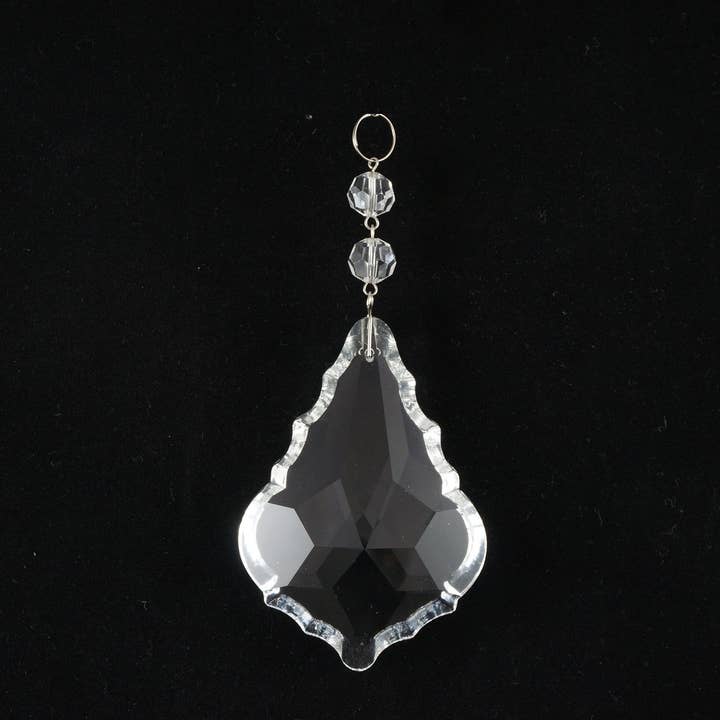 Colgante con forma de hoja de cristal para venta al por mayor de Decor N Beyond