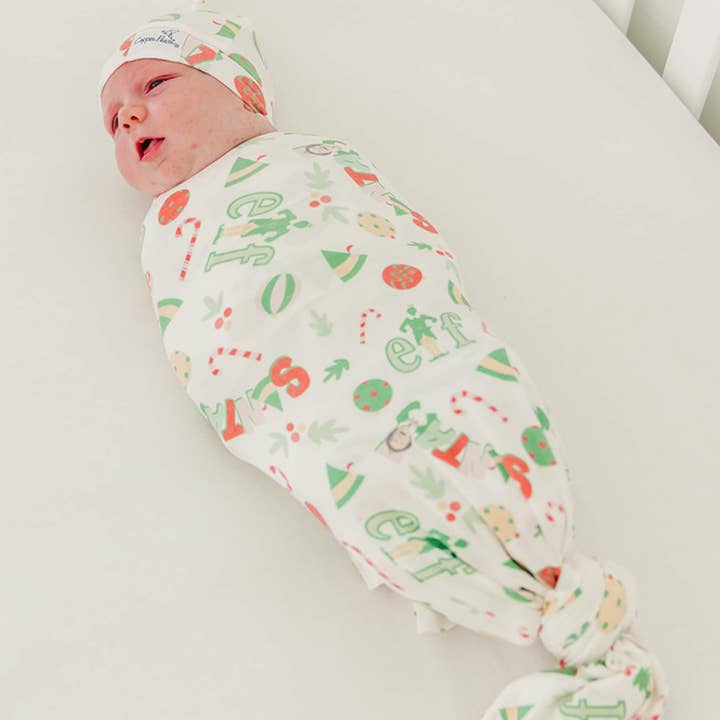 Copper Pearl - Wholesale Swaddle - Baby - Knit Swaddle Blanket - Elf1