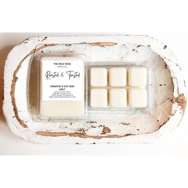 Roasted & Toasted Wax Melts for wholesale by The Wild Rose Candle Co.
