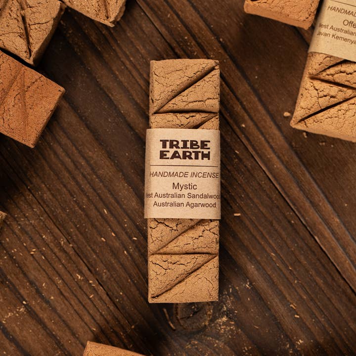 Tribe Earth Incense - Wholesale Incense - Mystic Sandalwood And Agarwood Handmade Incense Planks0