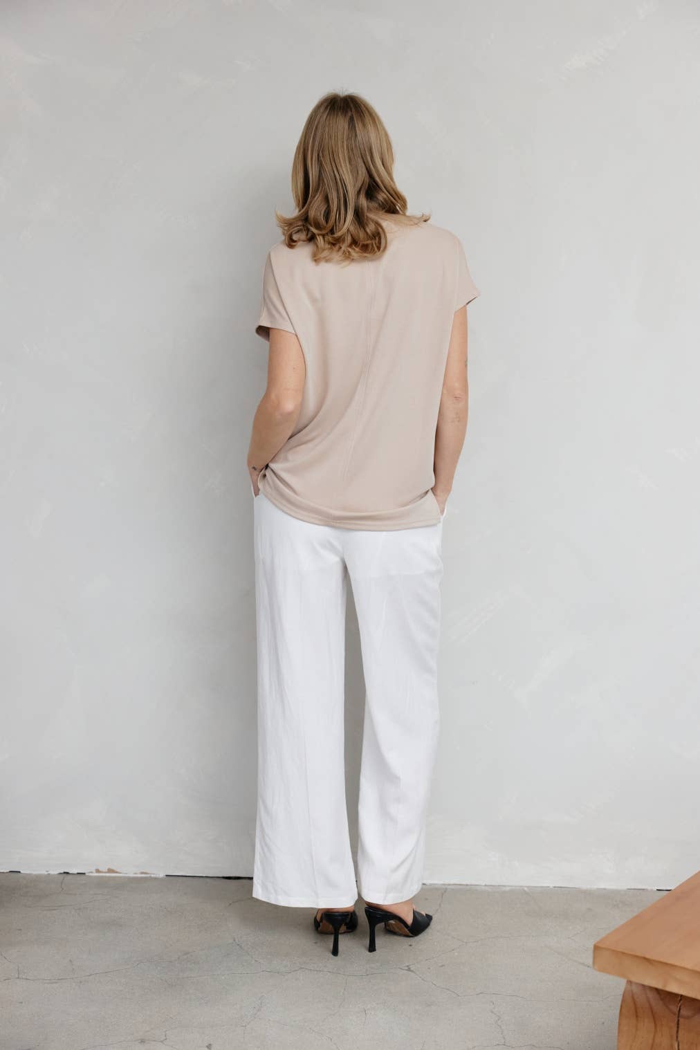 MOD REF - Vente T-shirt – femme - The Ashton Top | Haut délavé à épaules tombantes2