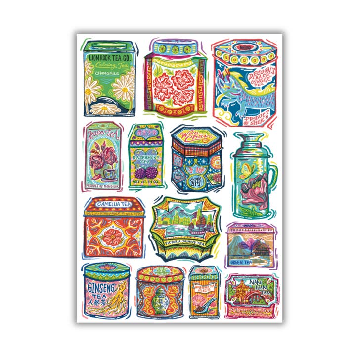 The Lion Rock Press - Wholesale Tea Towel - TEA TOWEL - Vintage Hong Kong0