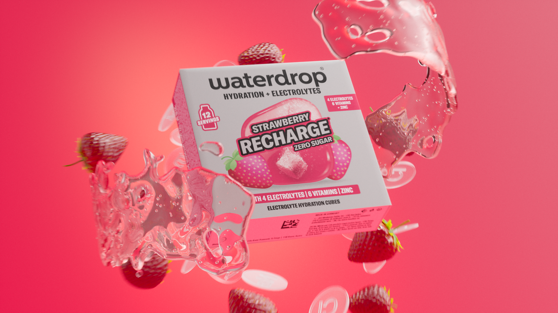 waterdrop® - Wholesale Powdered Health Drink - Electrolyte Rapid Hydration Cubes 12 Servings - NEW FLAVORS 3