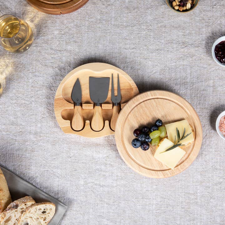 Parawood Ensemble de planches à découper et de couteaux à charcuterie pour fromage brie en vente sur Faire4