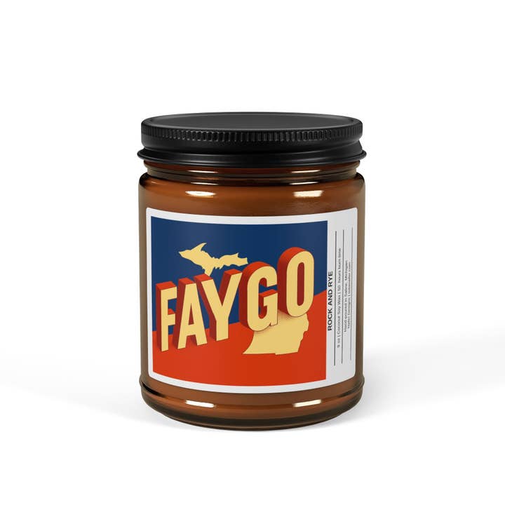Nefer Designer Candles & Home Decor - Wholesale Jar/Filled Candle - Pop Culture in a Jar – Detroit Drafts: Faygo & Vernors Candle (Studio Shift)15