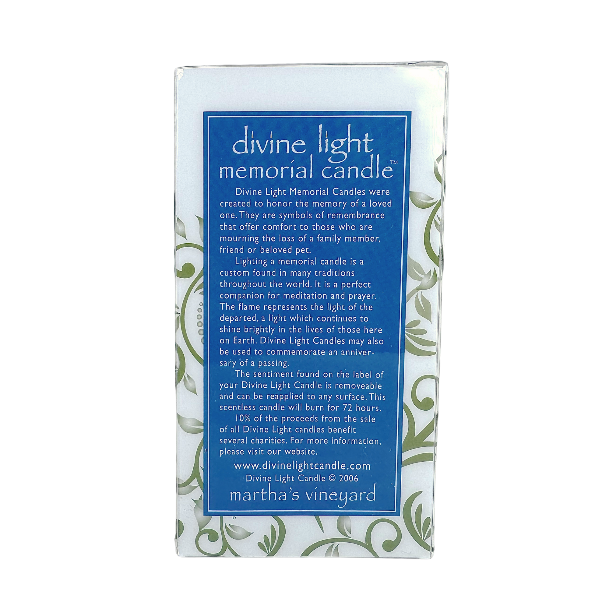 Divine Light Memorial Candles - Vendita all'ingrosso Candele votive - Candela commemorativa per la preghiera della serenità1