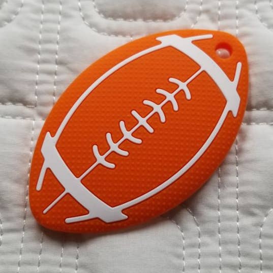 Football Silicone Teether Toy for wholesale by D & C TOYS
