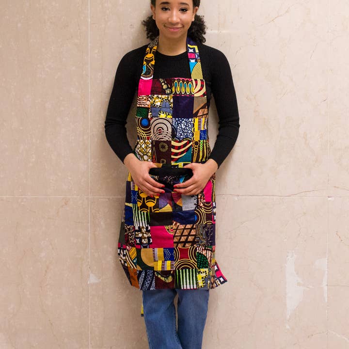 Grain of Rice Project - Wholesale Apron - Patchwork Apron3