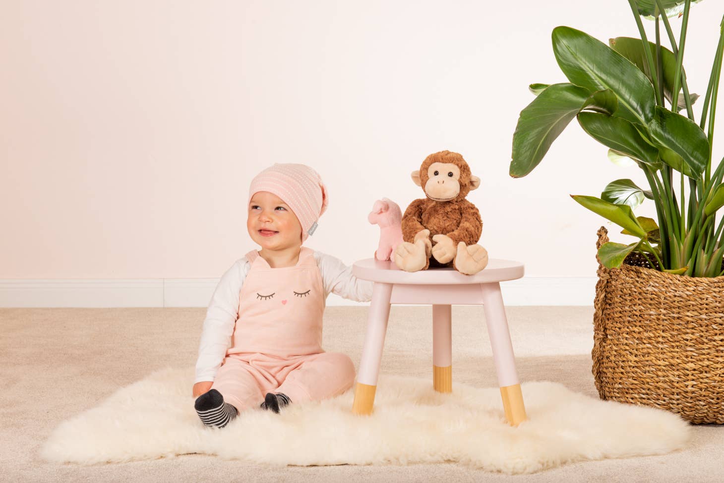 Teddy Hermann - Wholesale Stuffed/Plush Toy - Kids & Baby - Monkey Carly 27 cm - plush toy - soft toy1