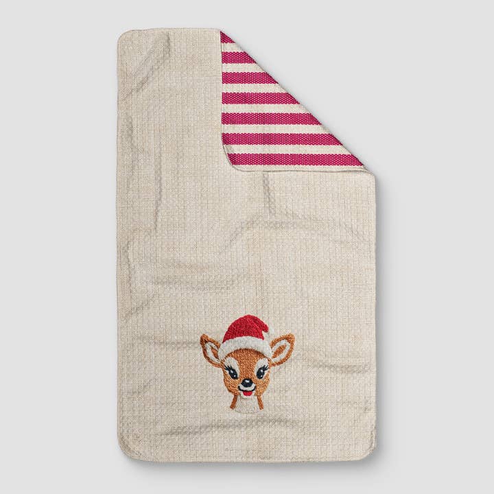 Loom Loom - Wholesale Tea Towel - Vixen Embroidery Reversible0