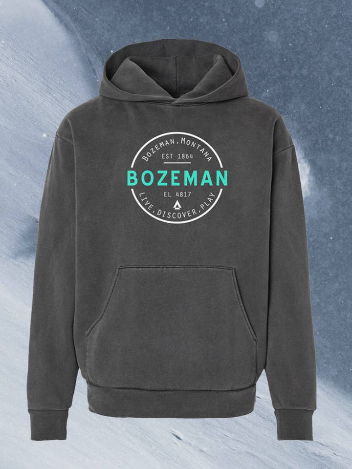 Sudadera con capucha Stamp Mainstreet para venta al por mayor de Intrigue Ink