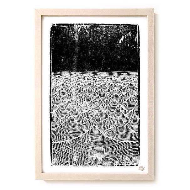 Impression d'art de surf "Vers la mer" pour la vente par Matthew Allen Art