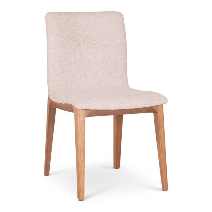 Godan Wood Frame Armless Dining Chair for wholesale by LOOMLAN