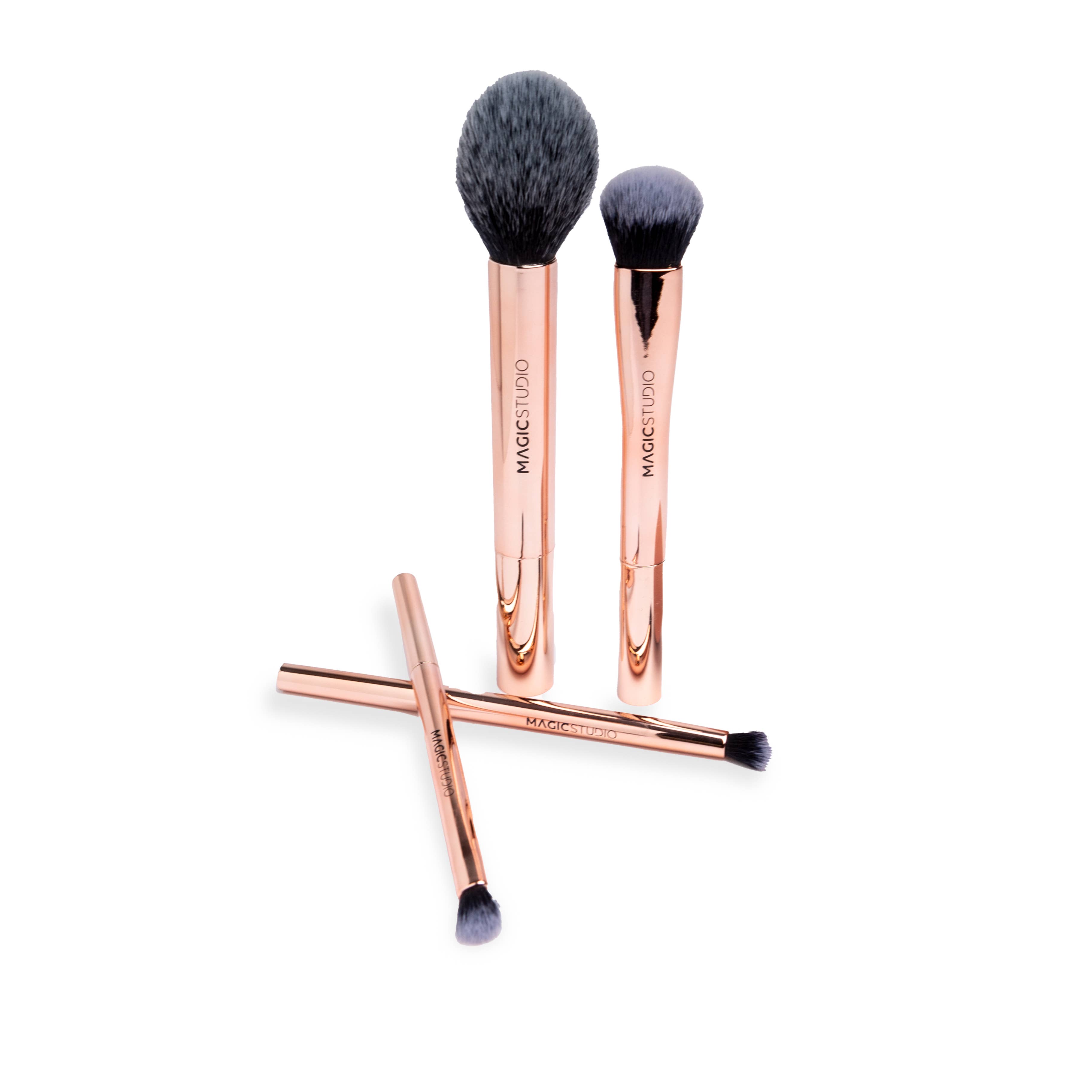 Aquarius Cosmetic SLU - Wholesale Makeup Brush Set - MAGICSTUDIO ROSE QUARTZ MAKEUP BRUSHES&BLENDER SET2