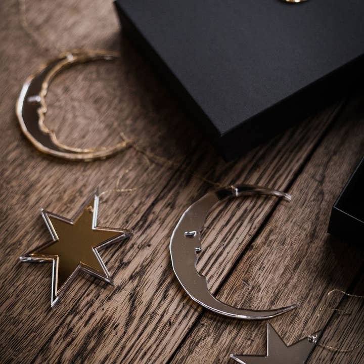 Suzanne Oddy Design Limited – wholesale Ornament set – Celestial Christmas Ornament Set4