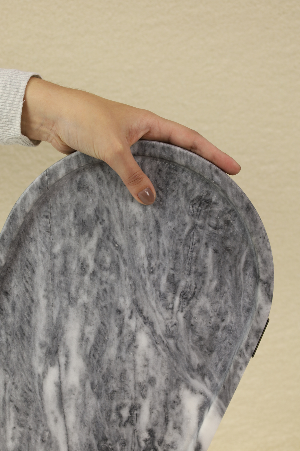 PIETRA DI CASA - Wholesale Decorative Tray - Marble Tray - PAPA ALANA Oval20 - Ruivina3